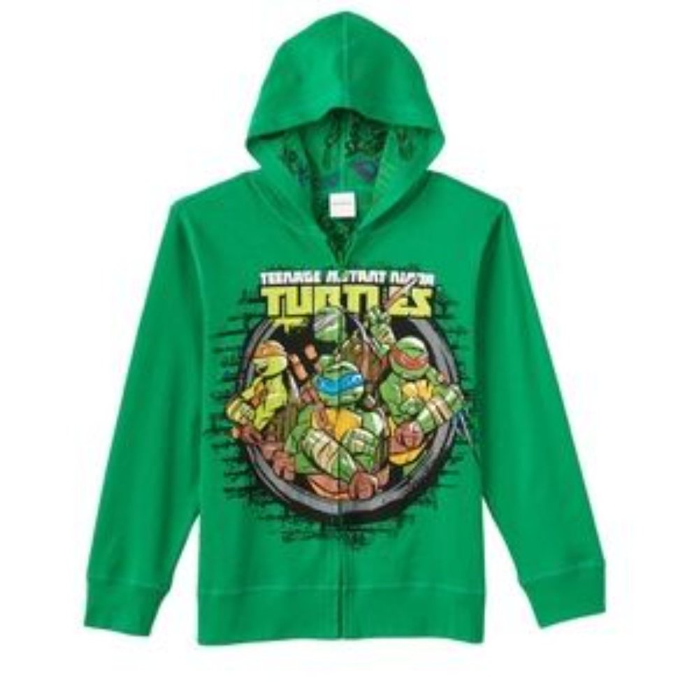 Nickelodeon Mutant Ninja Turtle Full Zip Graphic Hoodie
